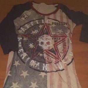 NWOT Affliction shirt never worn
